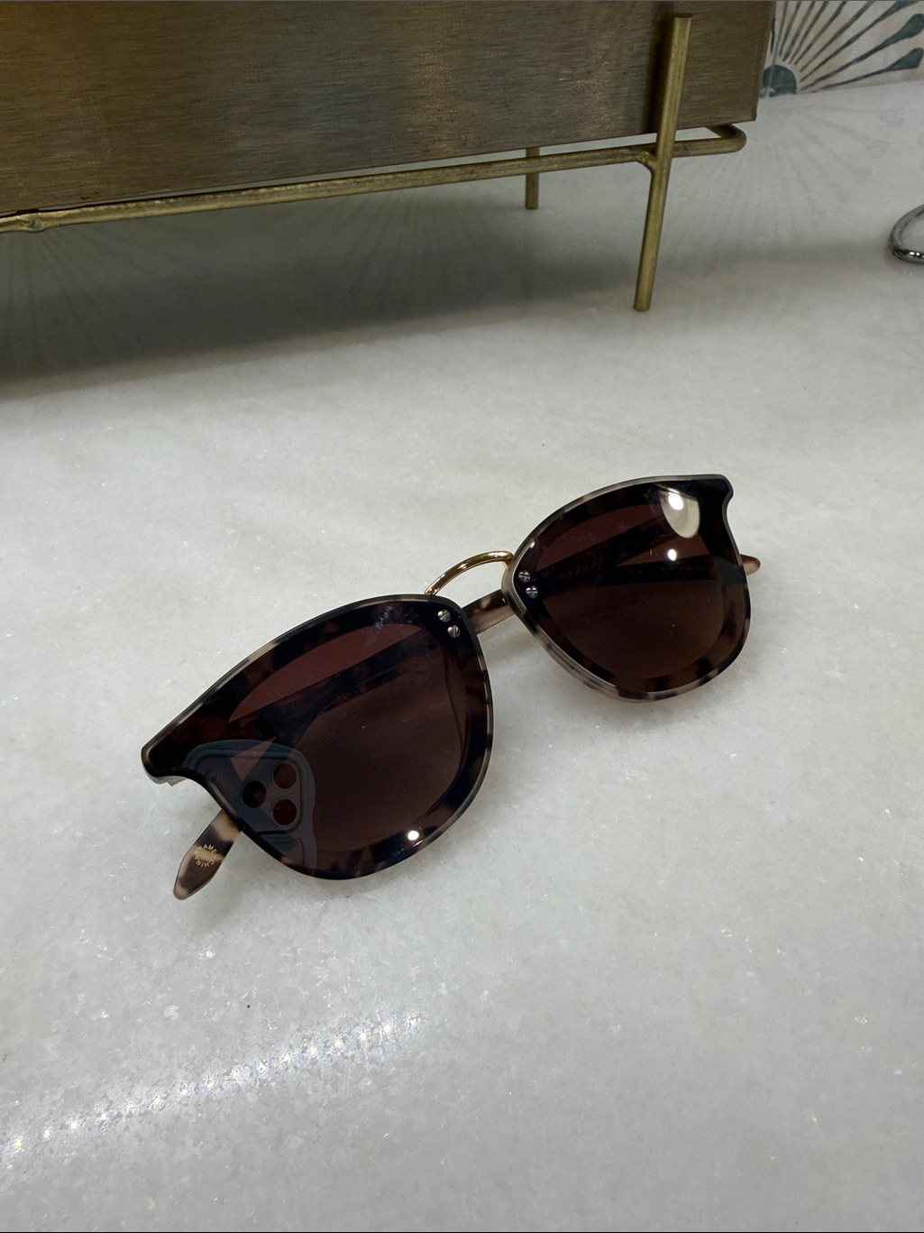 Krewe Franklin Nylon In Blonde Tortoise